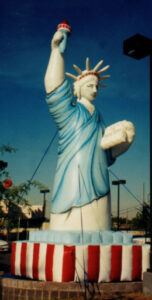 Giant 25ft Statue of Liberty advertising inflatables
